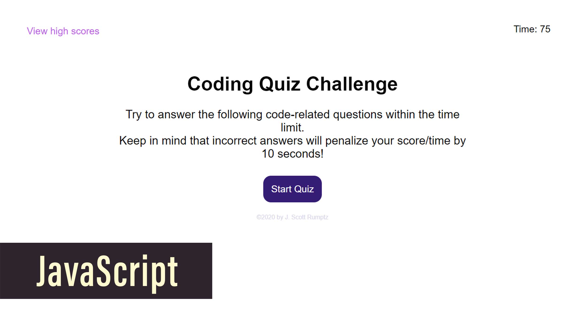 J. Scott Rumptz Portfolio